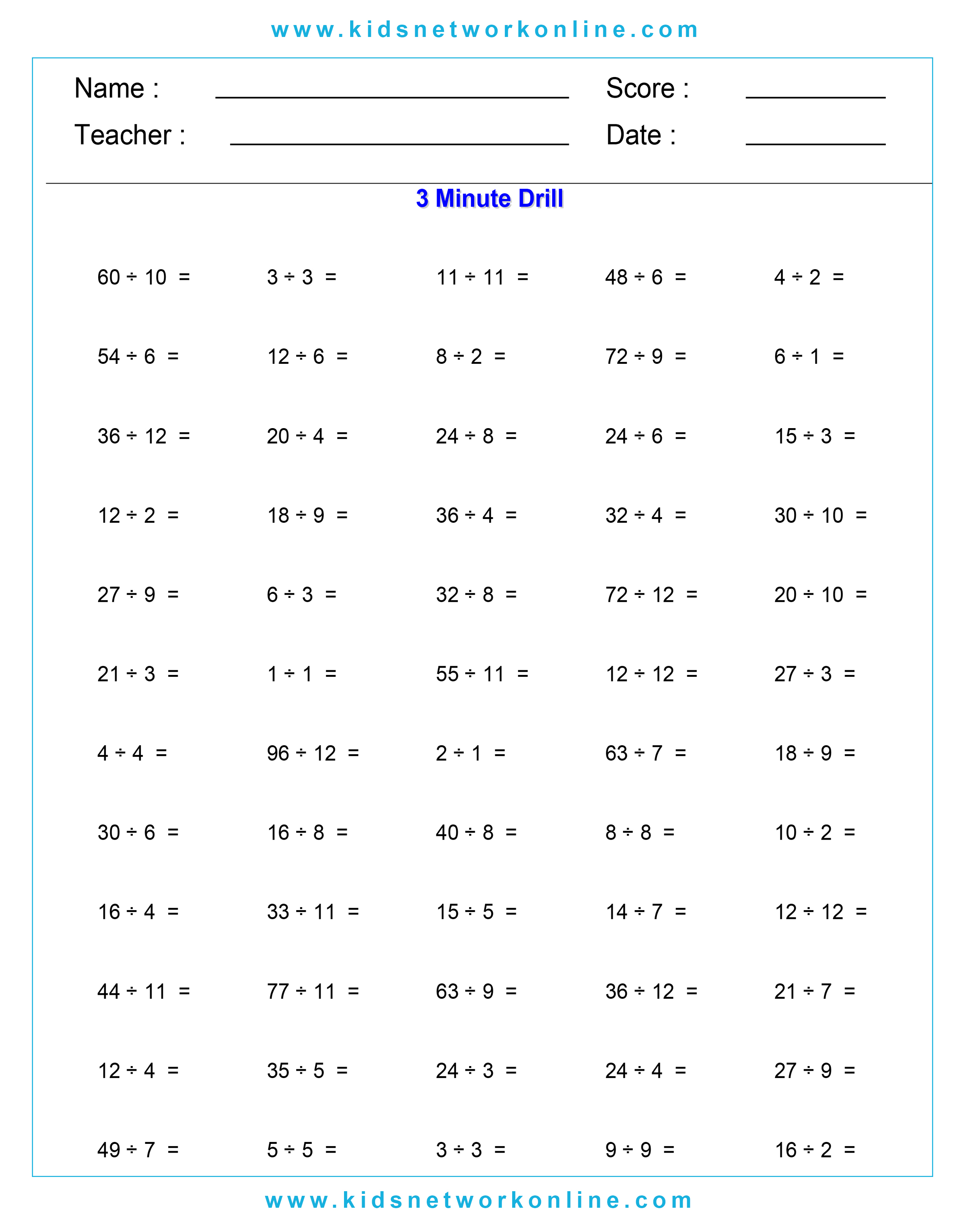 Division-practice-Worksheets