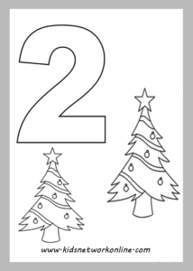 Number 2 coloring worksheet