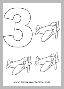 Number 2 coloring worksheet