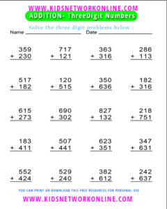 Addition-Three-Digit-1